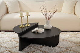Nordure Mesa de centro Orion Madera y Negro